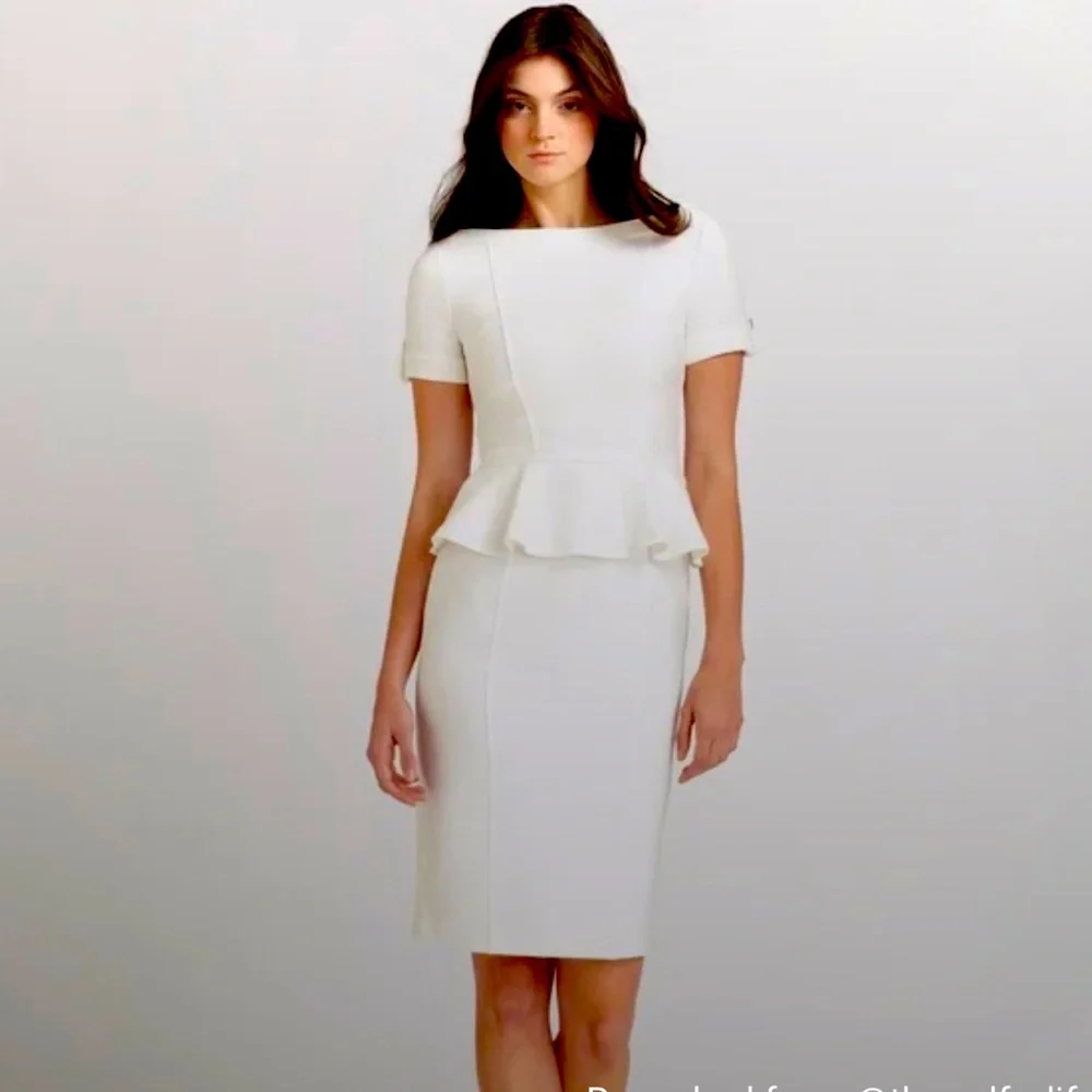 Burberry London Peplum dress size 2 - Picture 2 of 6
